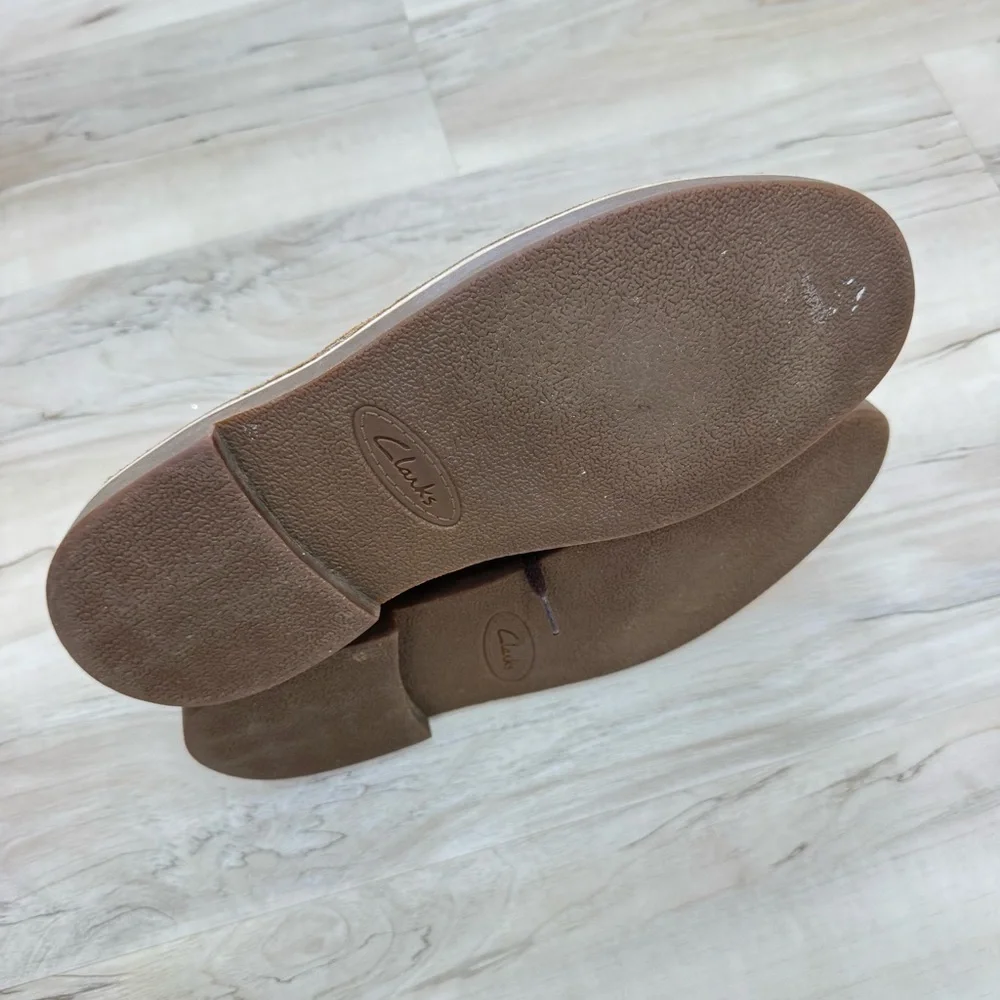 Clarks Originals Leather Brown Desert Boots Men's Sz 11